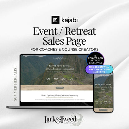 Summer Herbalist - Event/Retreat Sales Funnel