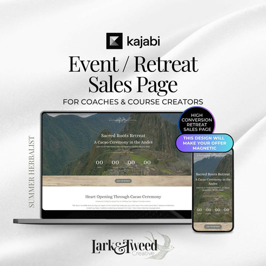 Summer Herbalist - Event/Retreat Sales Funnel