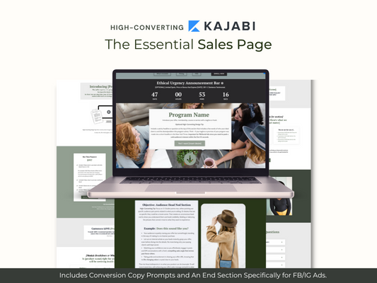 Essentials Conversion-Focused Sales Page