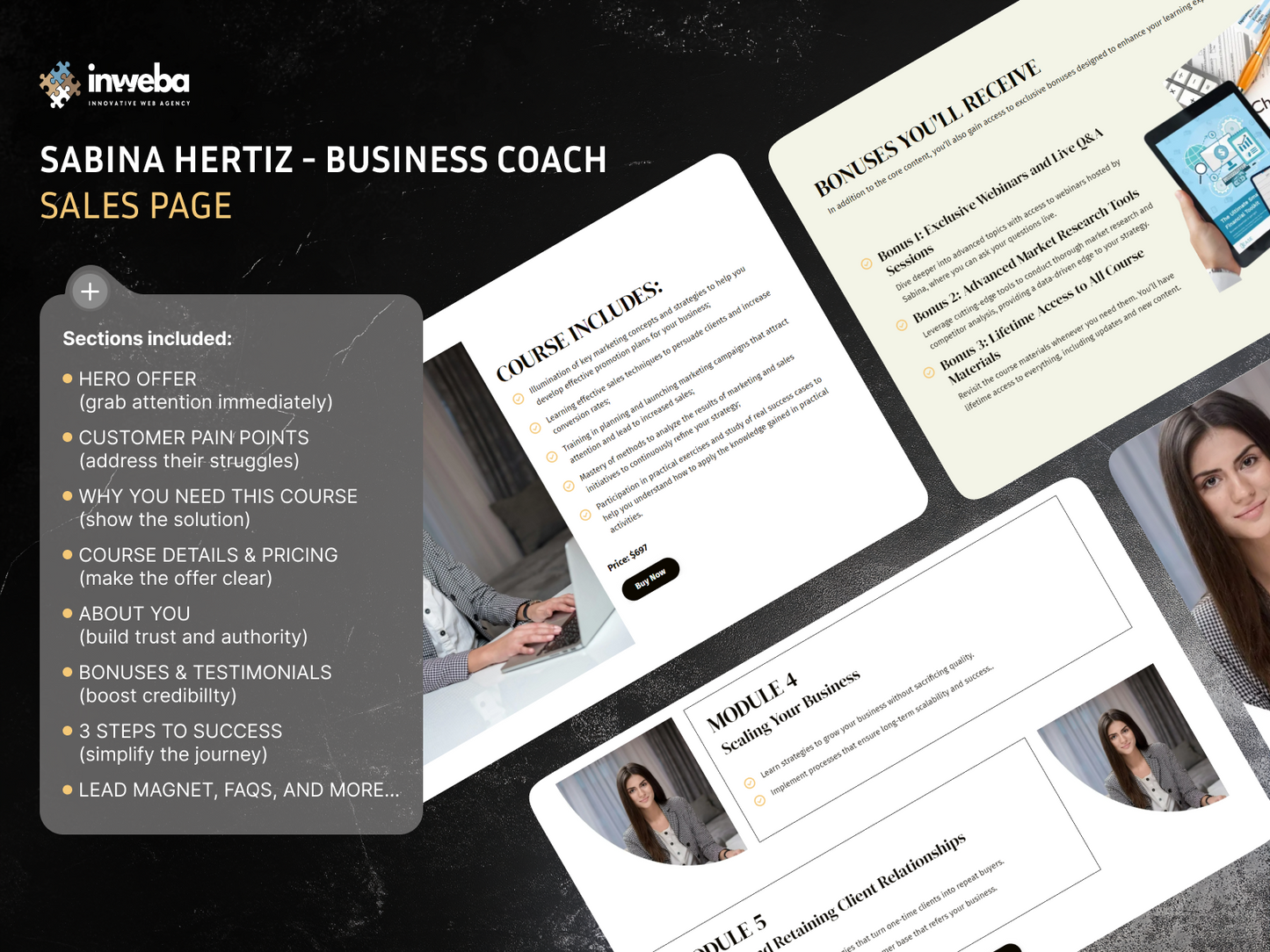 Sabina Hertiz Sales Page