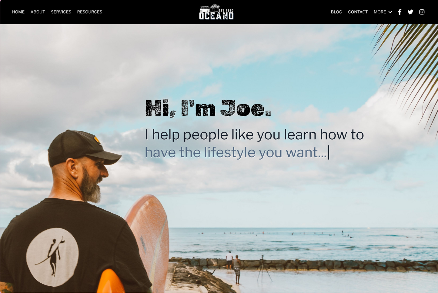 Joe Oceano Website Bundle