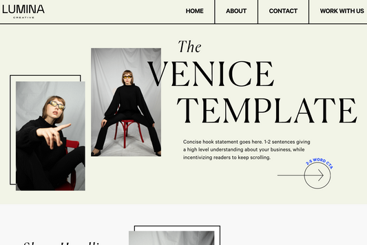 Venice 4-Page Website Template