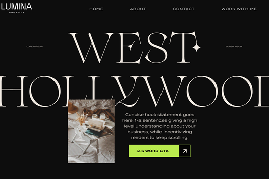 West Hollywood 4-Page Website Template