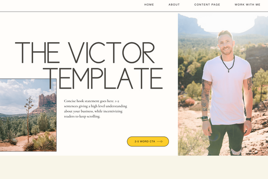 Victor 4-Page Website Template