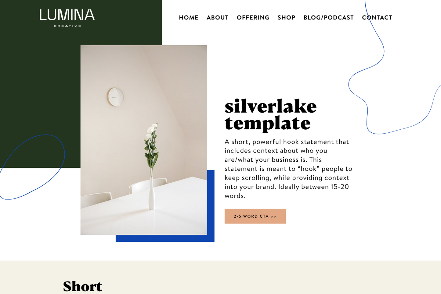 Silverlake Website Template