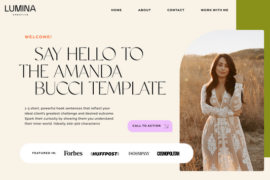 Amanda Sales Page Template