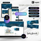 Navy Water-Portal - 2 Product Themes + 1 Coaching Theme