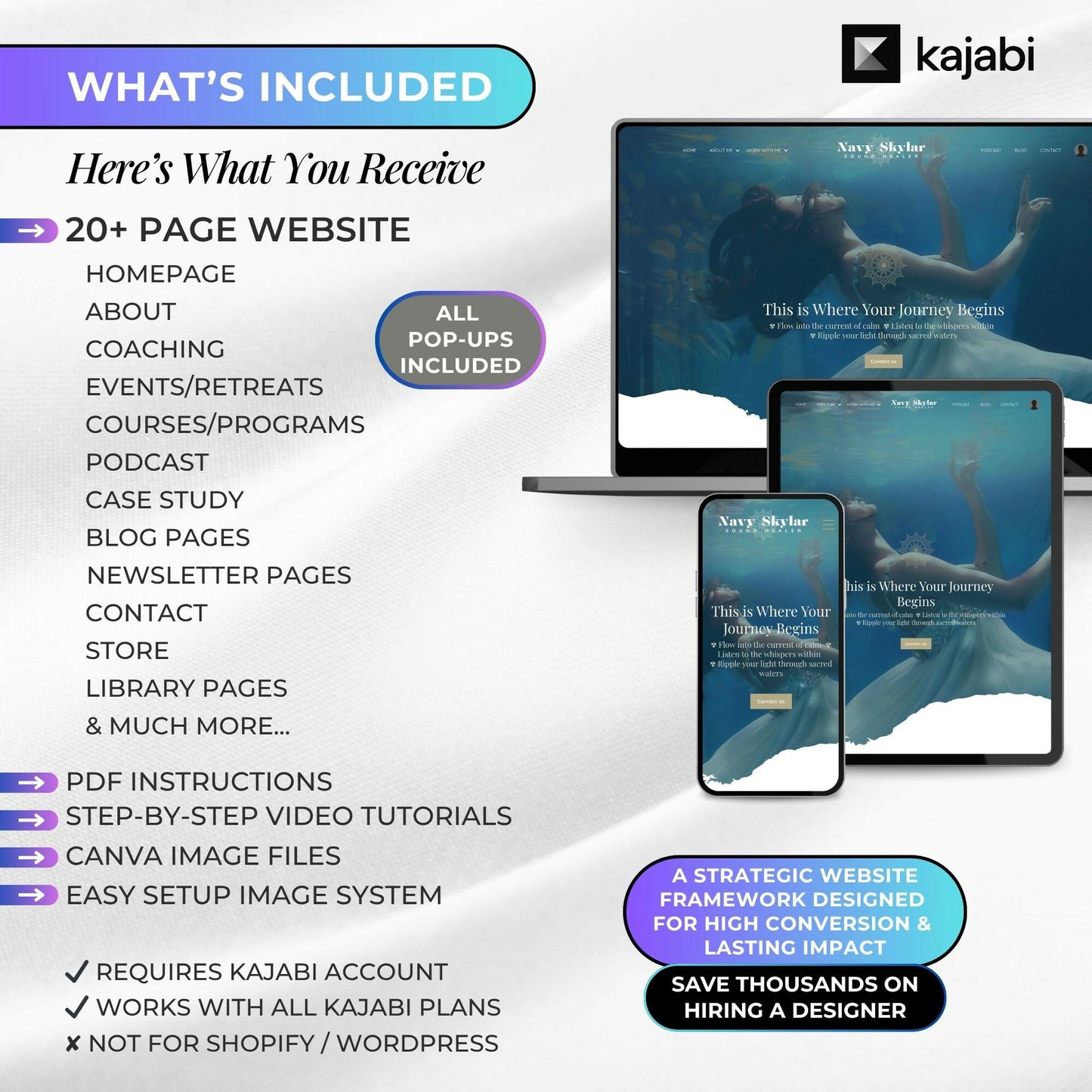 Navy Water-Portal - 20+ Page Website Theme