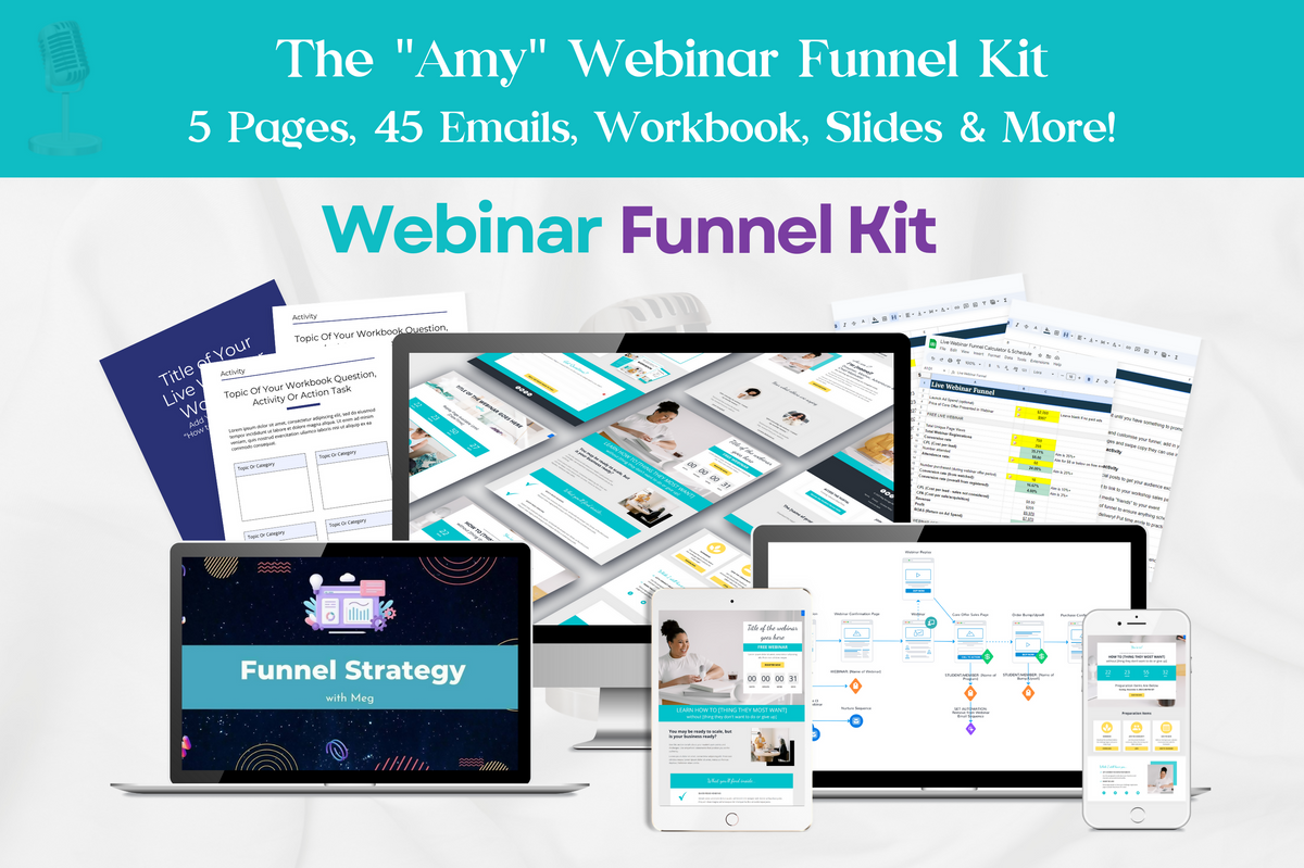 Amy - Webinar Funnel Kit – Kajabi Templates