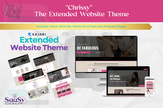 Chrissy DARK (Extended) Website Theme