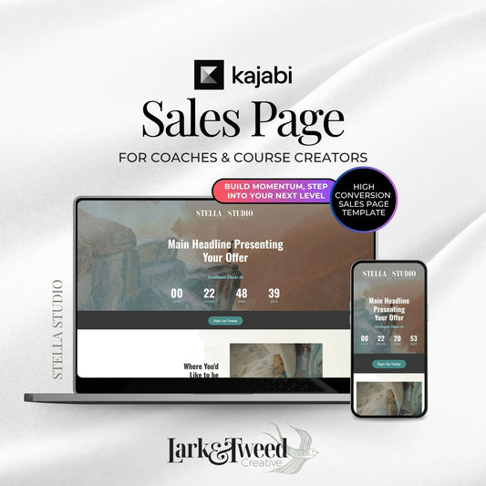 Stella STUDIO - Sales & Welcome Pages