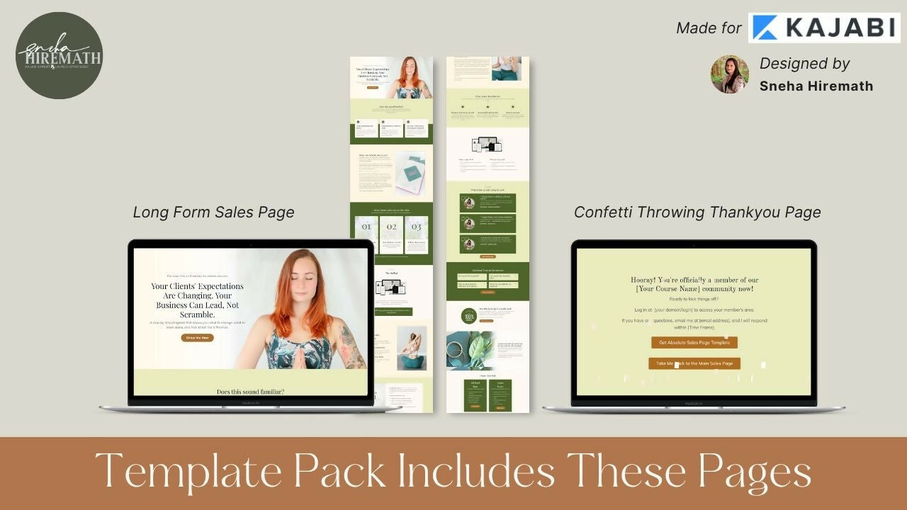 Absolute Kajabi Sales Page Template