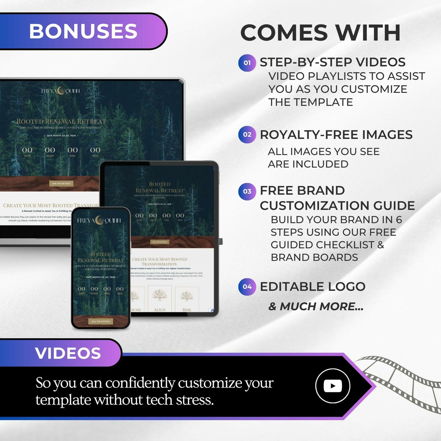 Freya Garden - Event/Retreat Sales Funnel