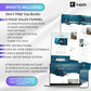 Navy WATER PORTAL - Freebie & Course Sales Funnel Bundle 6 Pages