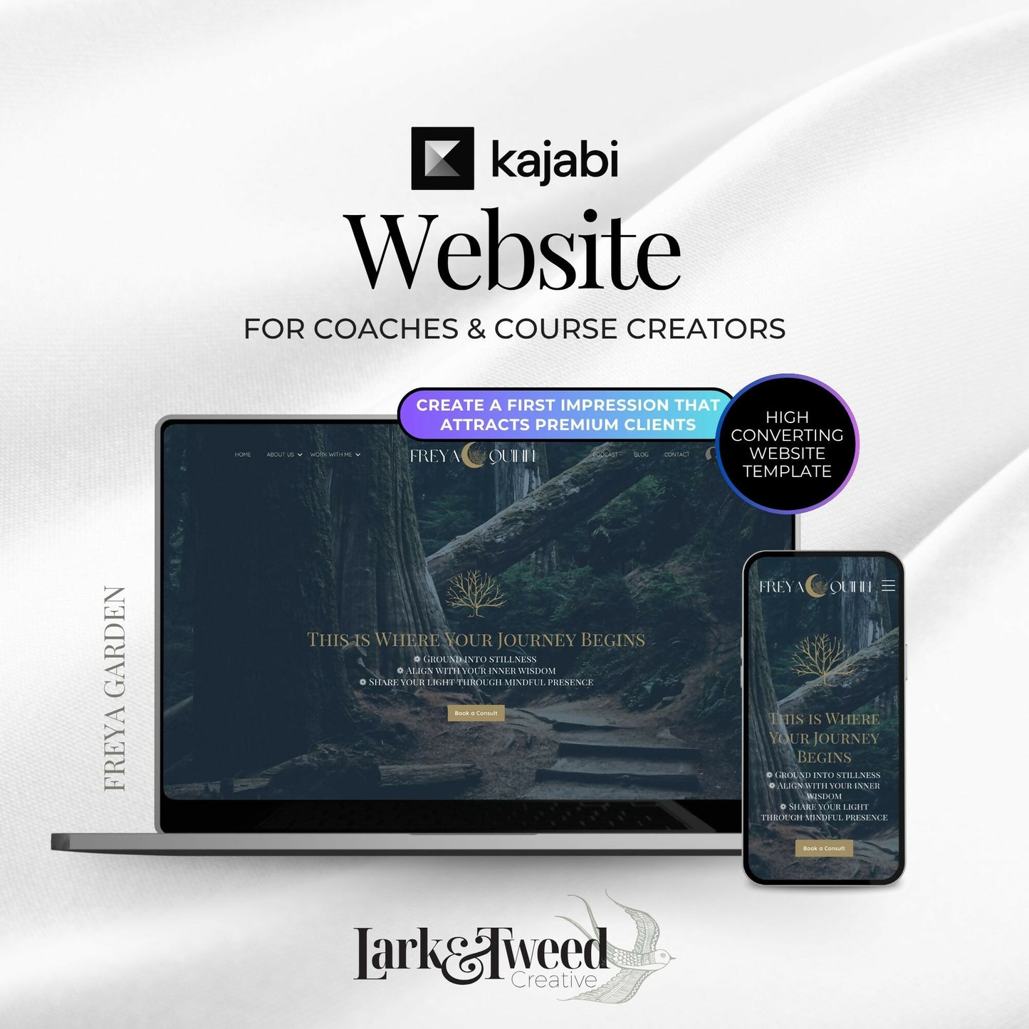 Freya Garden - 20+ Page Website Theme