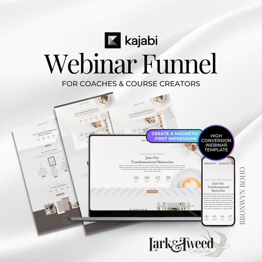 Bronwyn BOHO Webinar Funnel 4 Pages