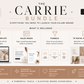 CARRIE — Feminine Kajabi Website Templates + Canva Assets