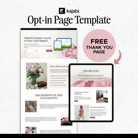 Opt-in Page Template - Bloom