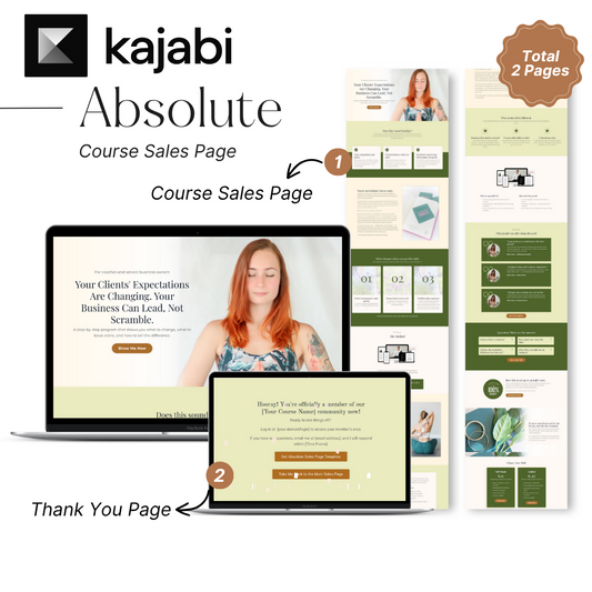 Absolute Kajabi Sales Page Template