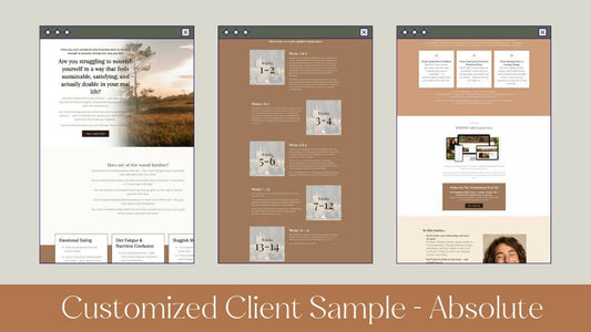 Absolute Kajabi Membership Sales Page Template