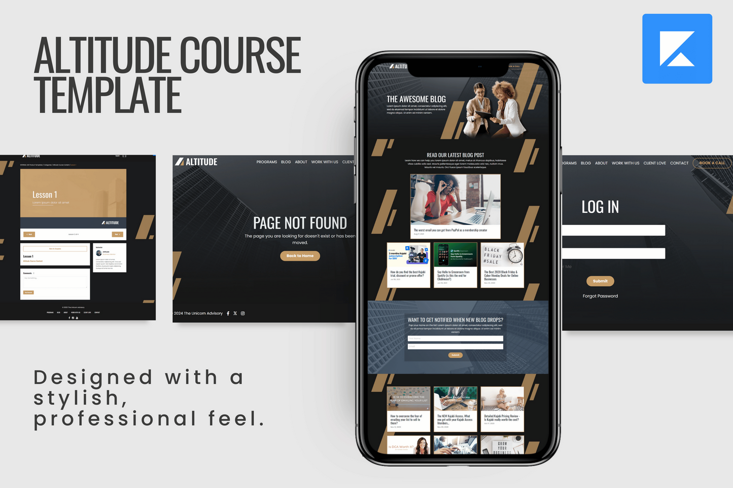 Altitude Website Template