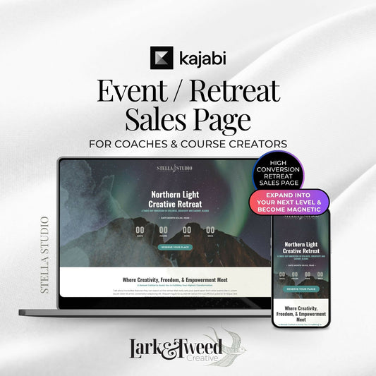 Stella STUDIO - Event/Retreat Sales Funnel