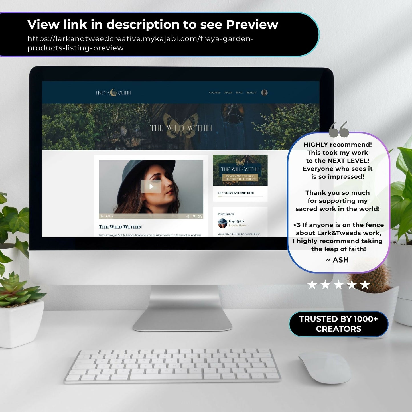 Freya Garden - 2 Product Themes + 1 Coaching Theme