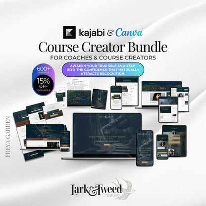 Freya GARDEN - Website 20+ Pages, Sales Funnel, Link in Bio, Course & Coaching Theme, Checkout Page Bundle