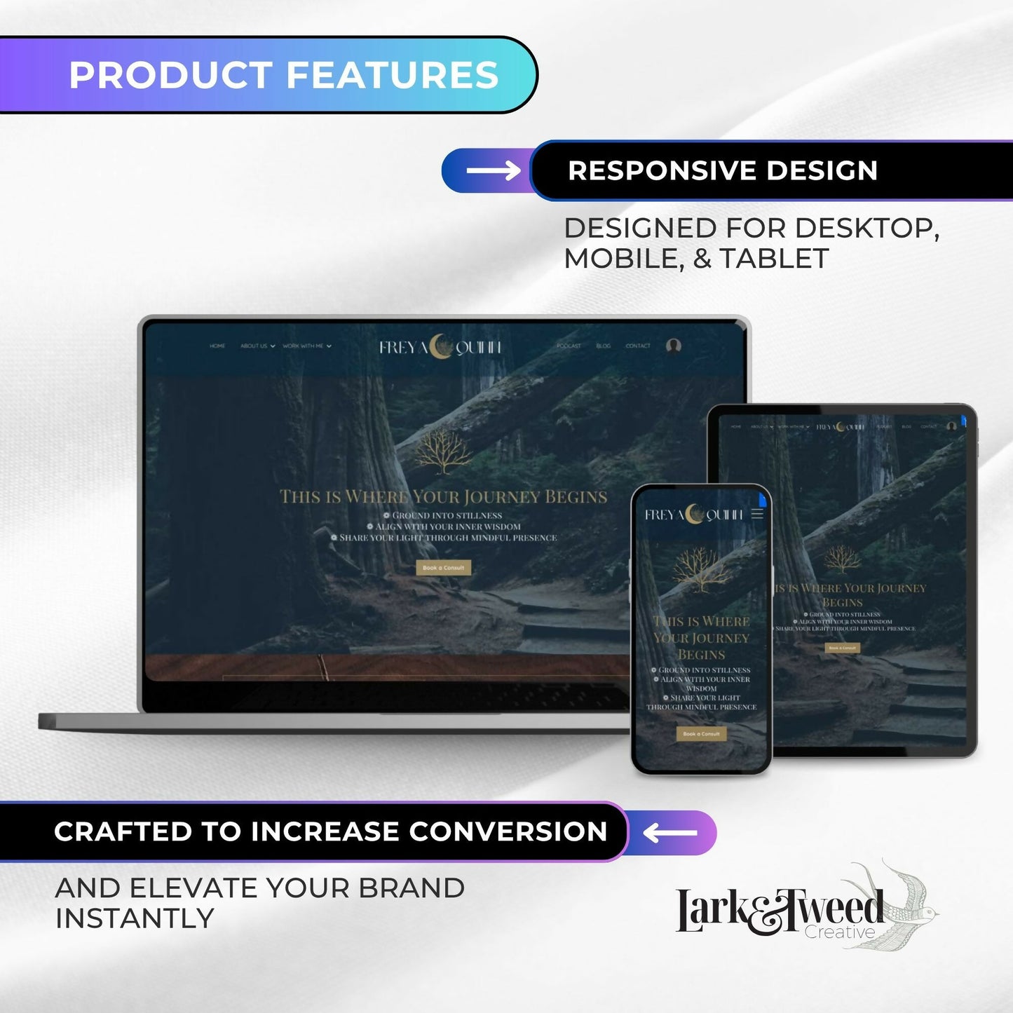 Freya Garden - 20+ Page Website Theme