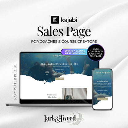 Navy Water-Portal - Sales & Welcome Pages