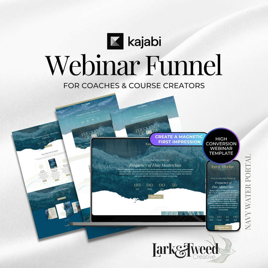 Navy Water-Portal - Webinar Funnel 4 Pages