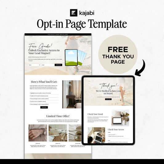 Opt-in Page Template - Narra