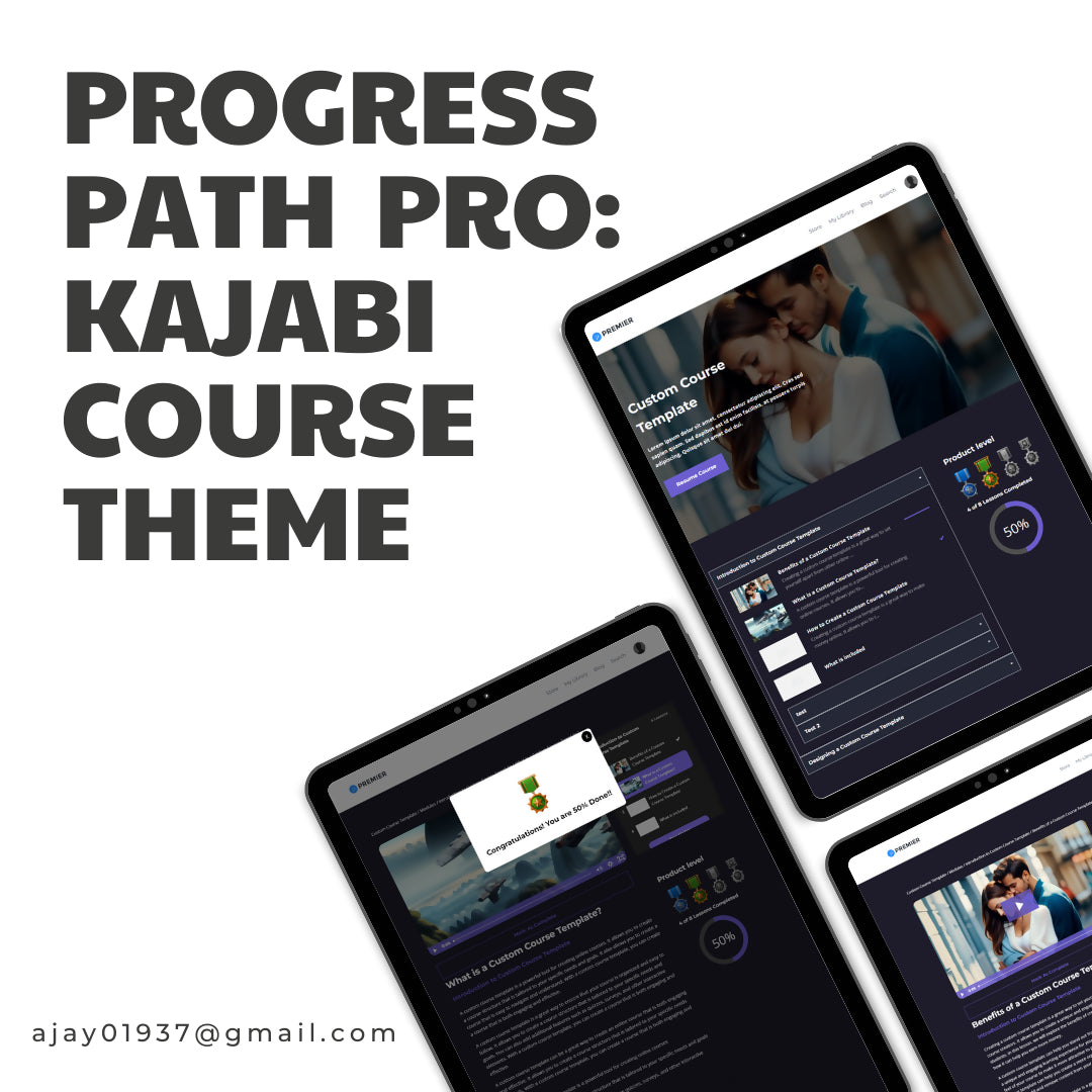 ProgressPath Pro Kajabi Course Theme Kajabi Templates ProgressPath Pro Kajabi Course Theme Kajabi Templates