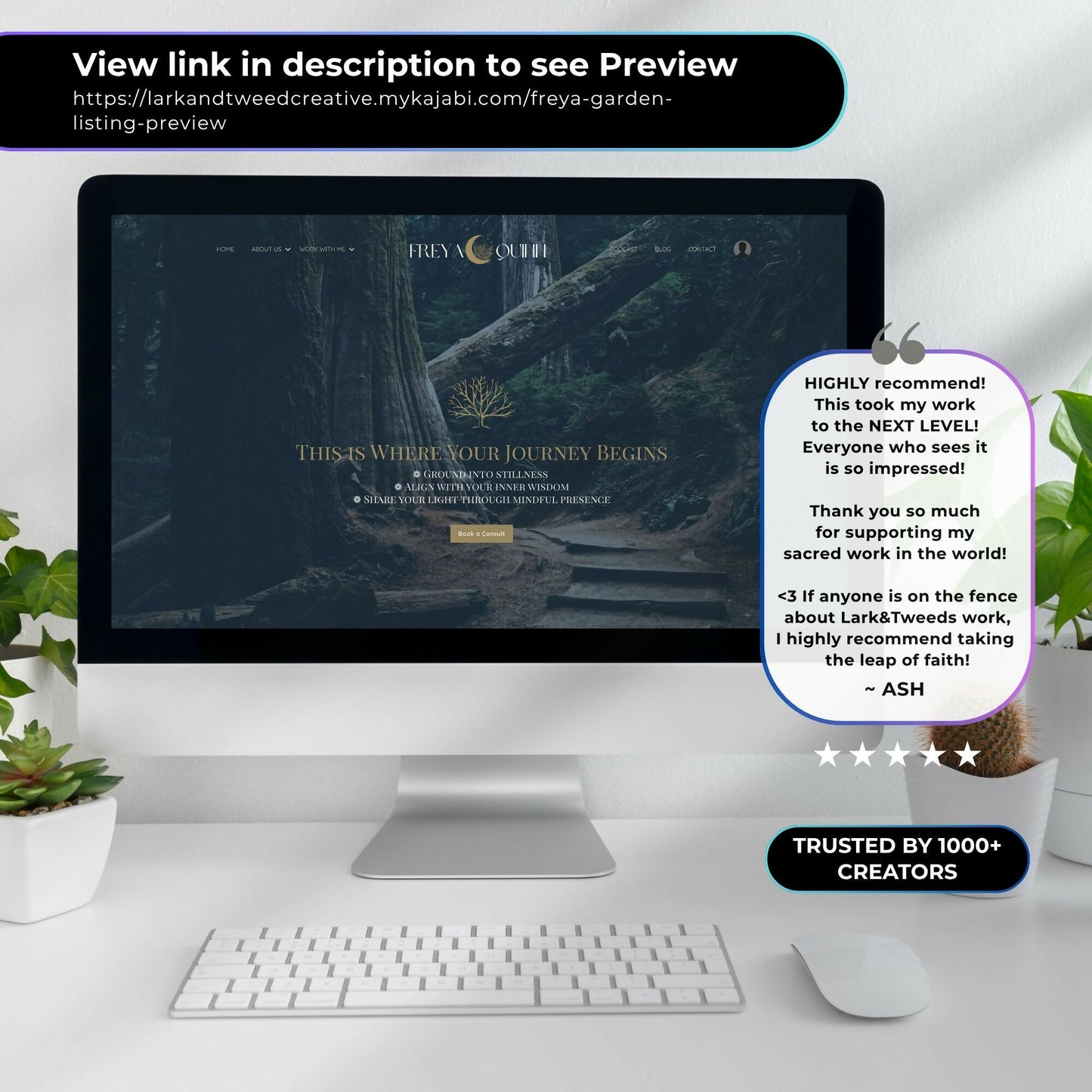 Freya Garden - 20+ Page Website Theme