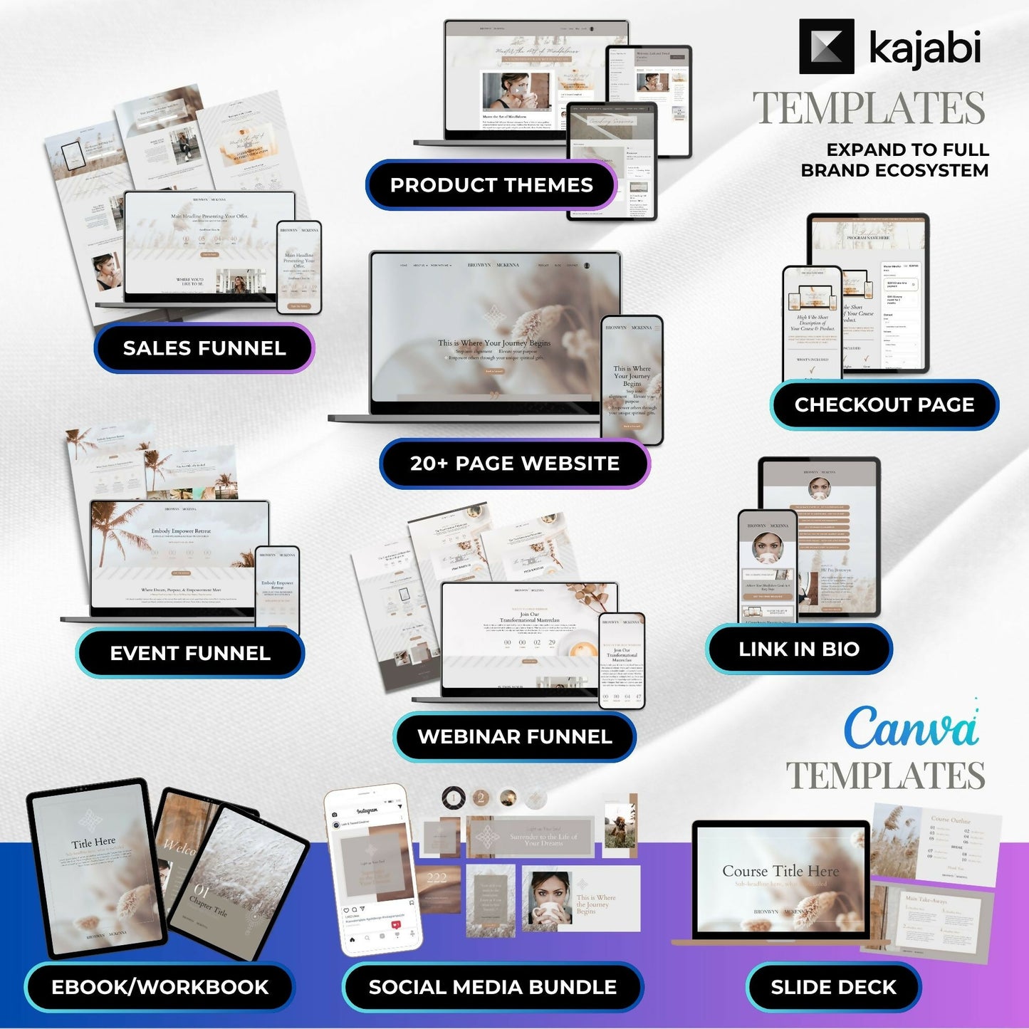 Bronwyn BOHO Webinar Funnel 4 Pages