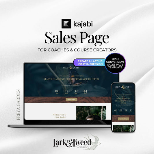 Freya Garden Sales & Welcome Pages