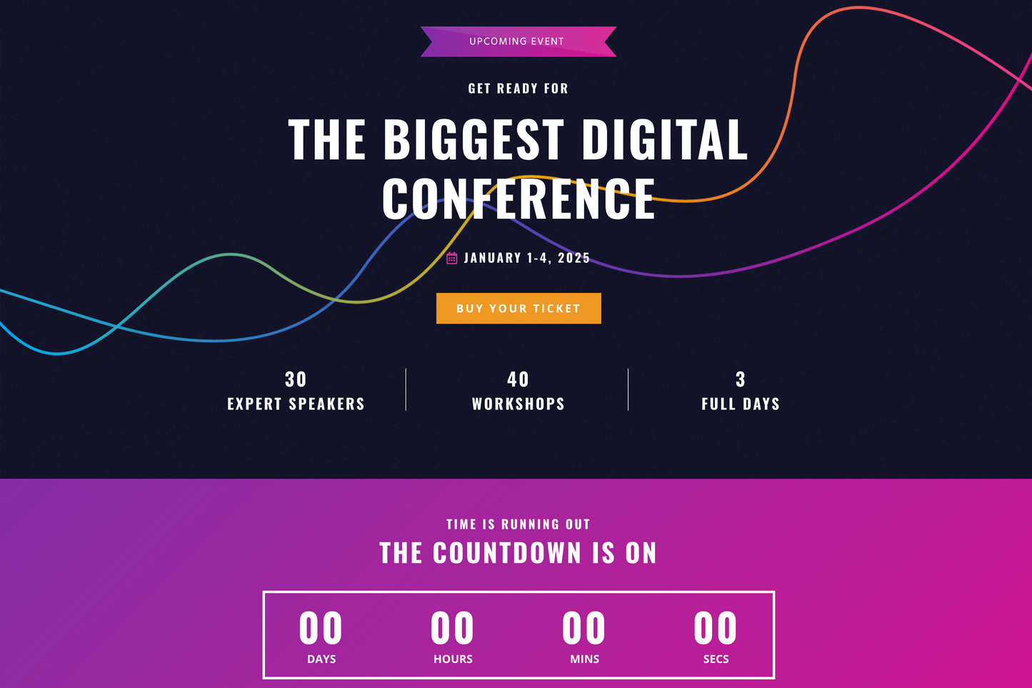 Digi Conference Sales Page