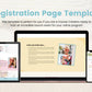 Bright Summer - Registration Page